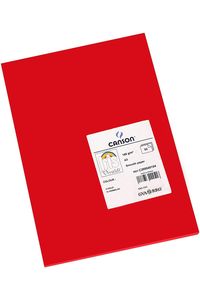 PAQ/50 CARTULINAS IRIS A3 185G. ROJO