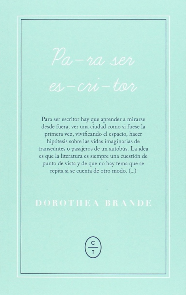 Para ser escritor