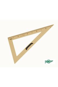 [235] CARTABON PARA PIZARRA 50CM PLASTICO IMITACION MADERA FAIBO