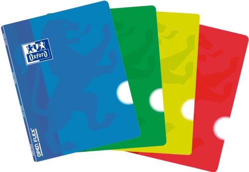 Paq/10 libreta openflex a5 48h. 90g. liso c/m tapa plastico oxford