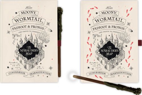 CUADERNO PREMIUM A5 TINTA INVISIBLE HARRY POTTER MERODEADOR