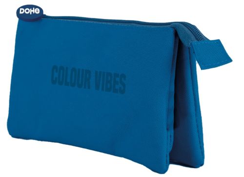 [51898] PORTATODO TRIPLE AZUL COLOUR VIBES 230X120X25MM