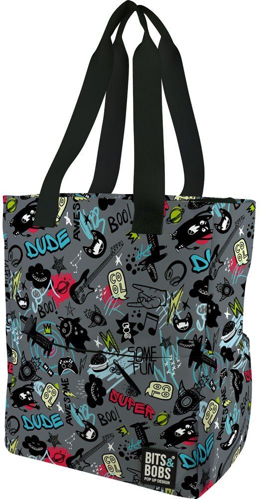BOLSA TELA B&amp;B AWESOME 31x37,5x14cm