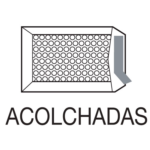 [146019] Paq/10 bolsa kraft acolchada ak-12 autoad 120x215mm sam