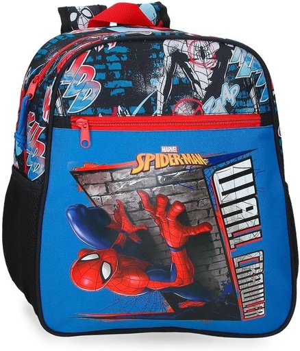 MOCHILA ADAPTABLE 33CM SPIDERMAN WALL CRAWLER