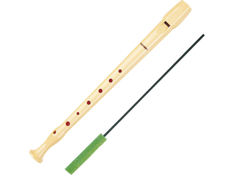 [1680001] FLAUTA HOHNER 9805 MARFIL FUNDA VERDE