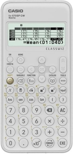 [FX-570SPX CW] Calculadora científica fx-570 spcw blanca classwiz 570 funciones