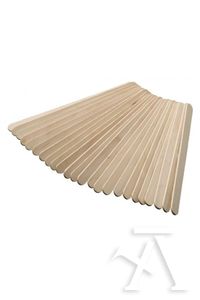 Paq/50 palos madera natural anchos 15cm