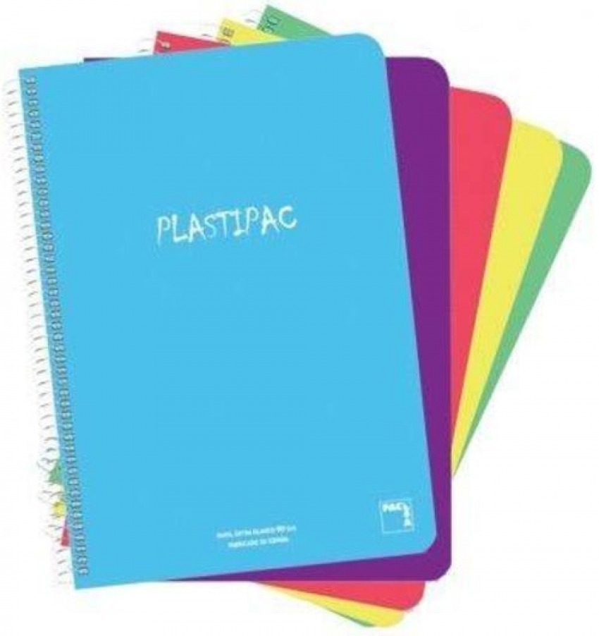 PAQ/5 BLOC A7 80H 90G CUAD.5X5 PLASTIPAC T.POLIPROPILENO