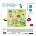 Cazamariposas bichos puzzle magnético