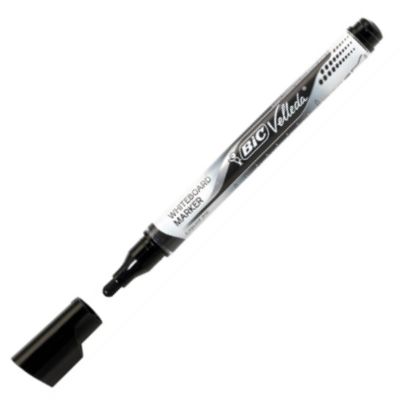 C/12 ROTULADORES VELLEDA NEGRO TINTA LIQUIDA PUNTA MEDIA
