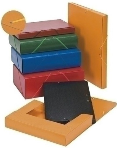 [377BM31] CARPETA PROYECTOS CARTON FORRADO L.7 CM AMARILLO