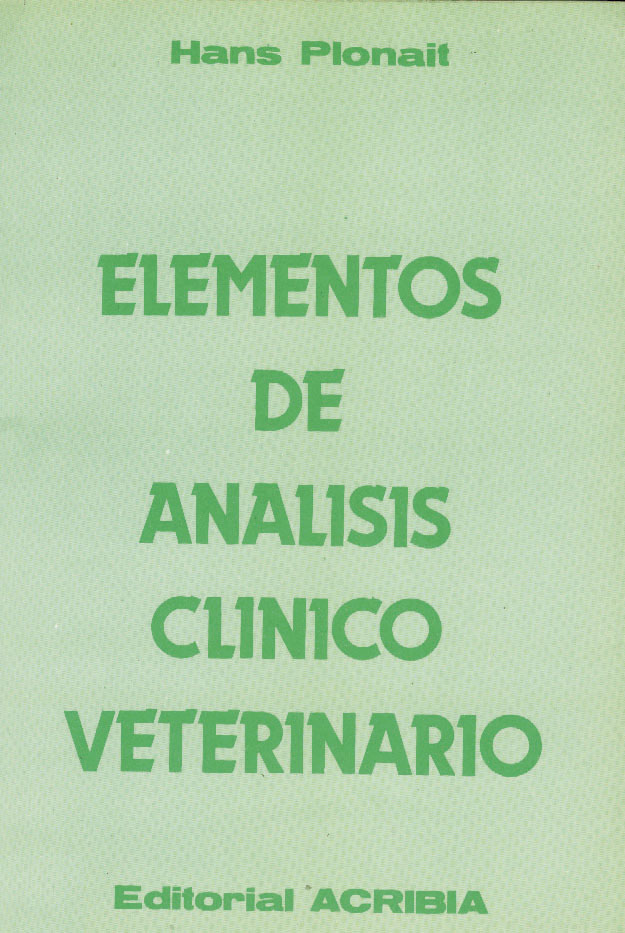 ELEMENTOS DE ANÁLISIS CLÍNICO VETERINARIO