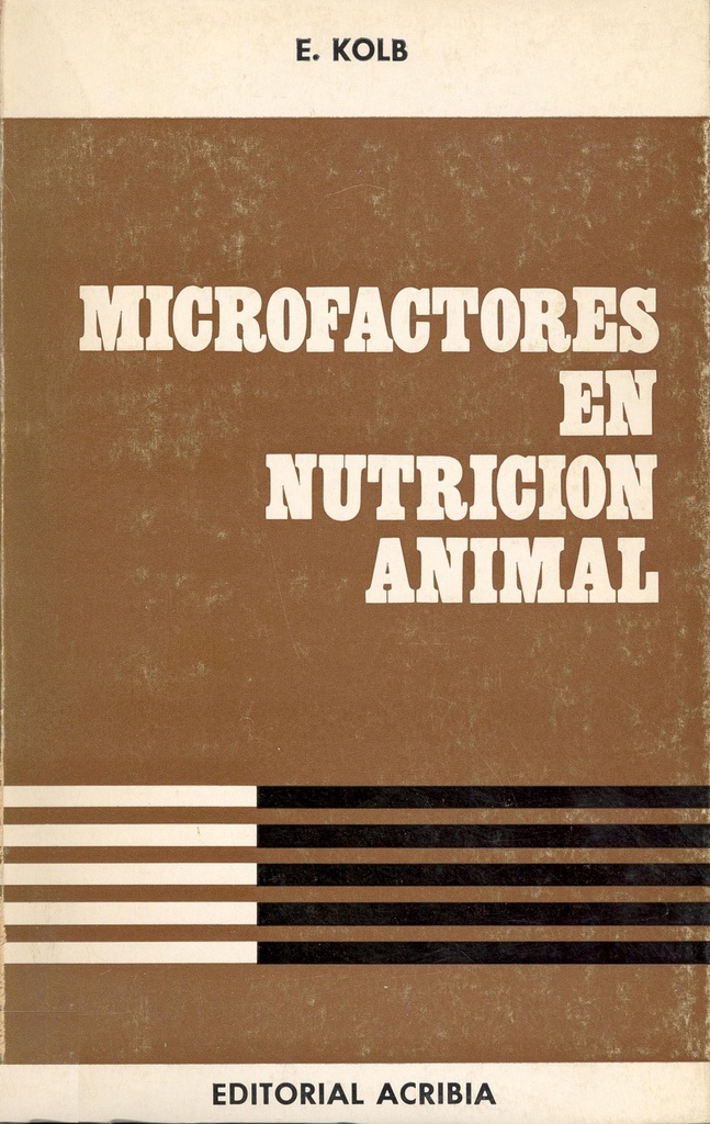 MICROFACTORES EN NUTRICIÓN ANIMAL