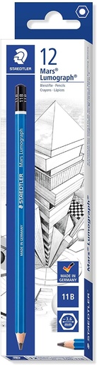 C/12 lapiz de grafito mars lumograph 100 11b