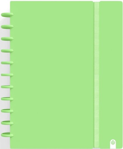 CUADERNO INGENIOX A4 80H CUADRICULA VERDE PASTEL