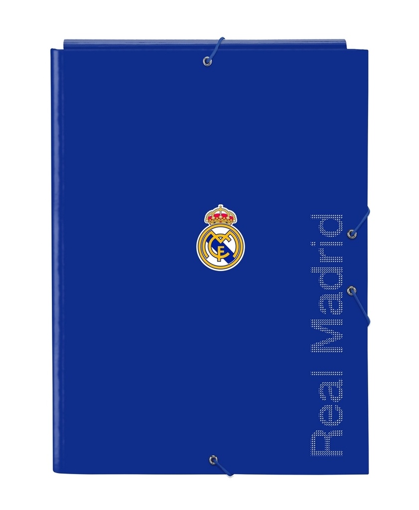 CARPETA FOLIO 3 SOLAPAS REAL MADRID 26x33,5x2,5cm