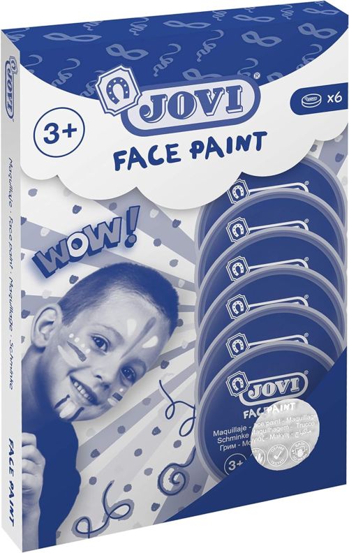 [17101] ESTUCHE 6 BOTES DE PINTURA FACIAL 8ML BLANCO
