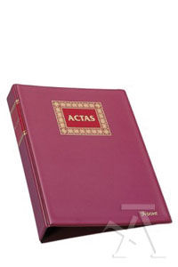 [09922] LIBRO ACTAS HOJAS MOVILES A4 100 HOJAS