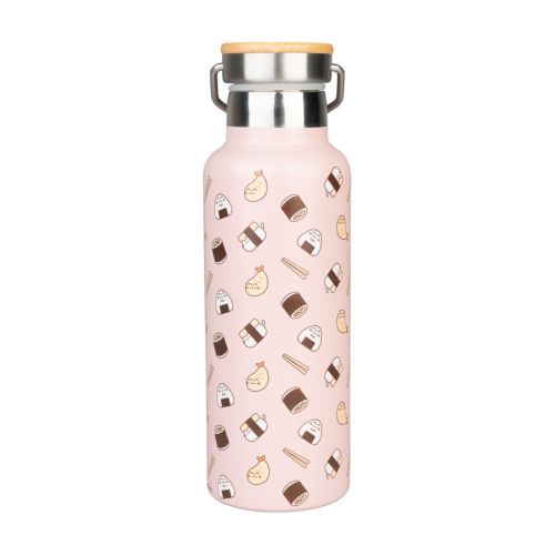 BOTELLA METALICA PUSHEEN 500ML SUSHI ROLL CON ASA