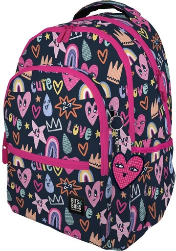 MOCHILA ROOMY B&amp;B CUTE 33x46x22,5cm