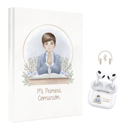 LIBRO COMUNION NIÑO ORLA + AURICULARES