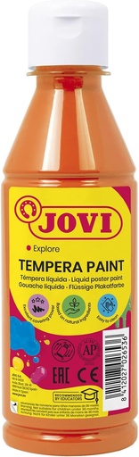 BOTE TEMPERA LIQUIDA JOVI 250ML NARANJA