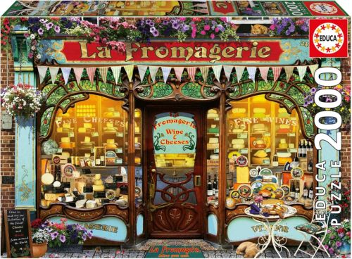 PUZZLE 2000 PIEZAS LA TIENDA DE QUESOS FINOS
