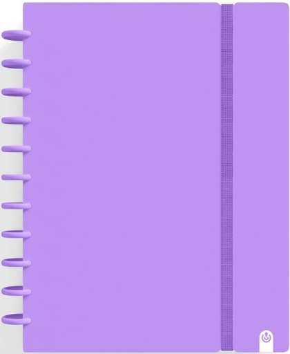 CUADERNO INGENIOX A4 80H CUADRICULA VIOLETA