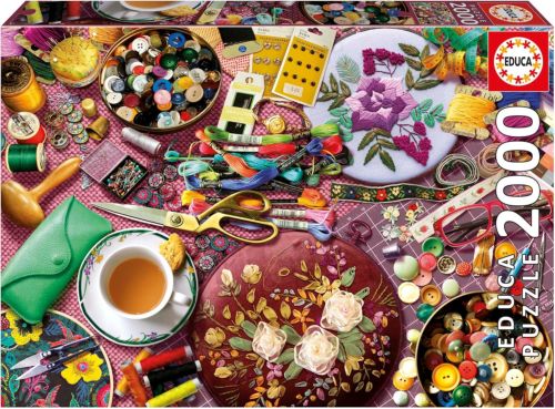 PUZZLE 2000 PIEZAS LA MESA DE COSTURA