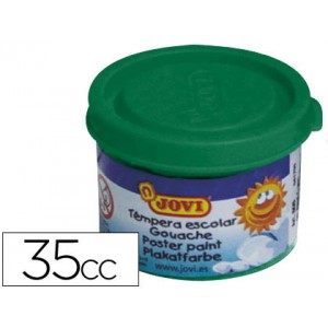 C/5 BOTES TEMPERA JOVI 35ML VERDE OSCURO