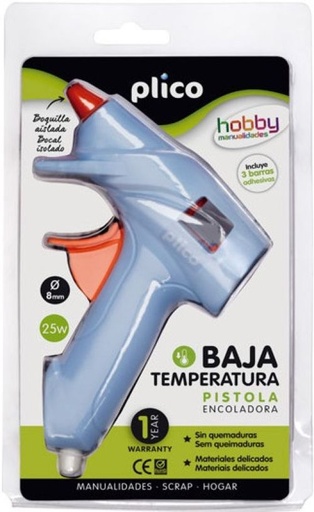 [1650] PISTOLA TERMOFUSIBLE MINI 25W BAJA TEMPERATURA