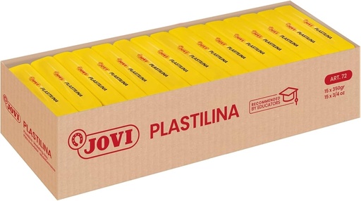 C/15 TACOS PLASTILINA JOVI 72 GRANDE 350G. AMARILLO