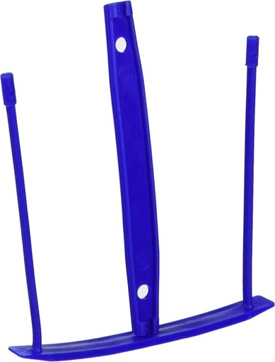 C/100 ENCUADERNADORES FASTENER PLASTICO Q-CONNECT AZUL