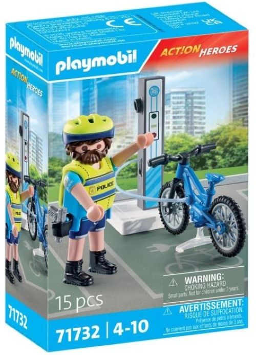 PATRULLA EN BICICLETA PLAYMOBIL