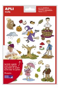 [11616] BLISTER 3 HOJAS GOMETS OTOÑO AUTOADHESIVOS