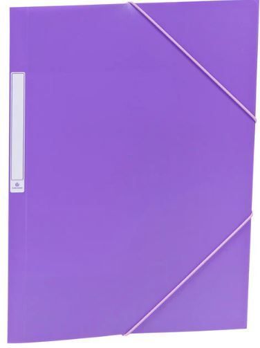 [2033KF56] PAQ/10 CARPETAS Fº GOMAS SOLAPAS PP TRANSLUCIDO VIOLETA