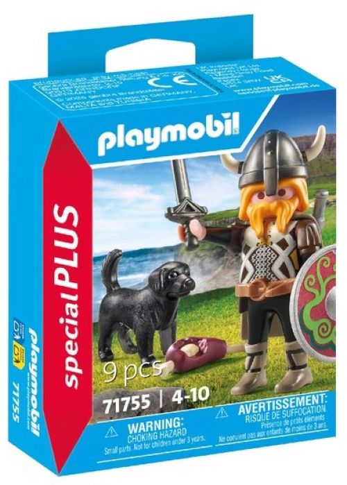 VIKINGO CON PERRO GUARDIAN PLAYMOBIL