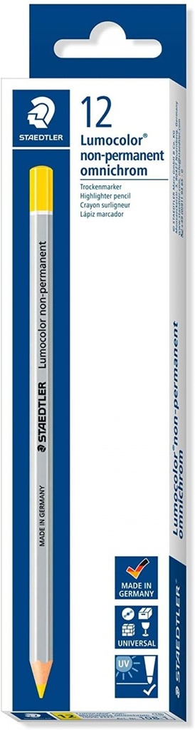 C/12 LAPICES ESPECIALES OMNICHROM 108 AMARILLO STAEDTLER
