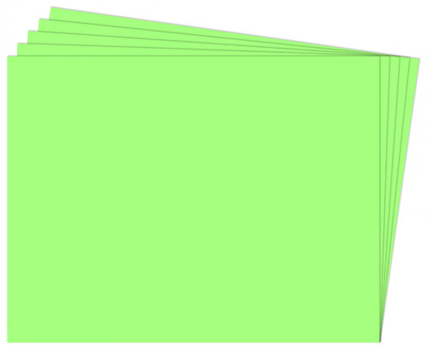 PAQ/25 CARTULINA FIXO 50X65 180G. VERDE MANZANA