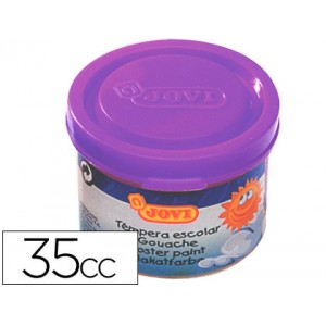 [50323] C/5 BOTES TEMPERA JOVI 35ML VIOLETA