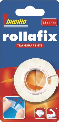[7007055] Cinta adhesiva rollafix transparente 19mmx25m