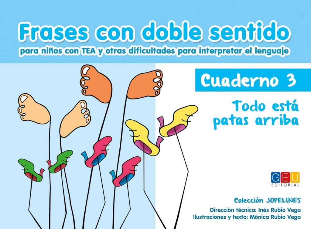 Frases con doble sentido. Cuaderno 3. Todo está patas arriba