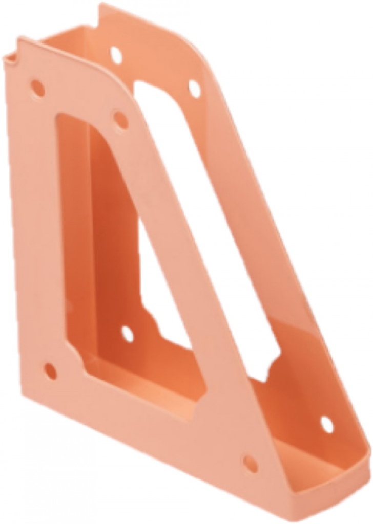 C/10 REVISTERO PLASTICO NARANJA PASTEL