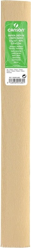 PAQ/10 ROLLO CONTINUO PAPEL CRESPON 50X250CM CREMA 32G