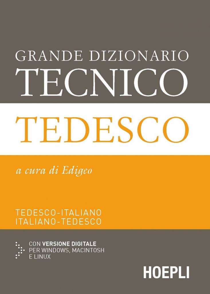 Grande dizionario tecnico Tedesco