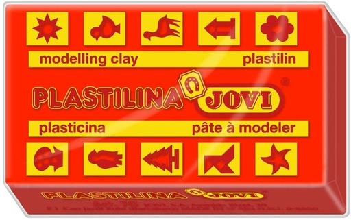 [7005] C/30 TACOS PLASTILINA JOVI 70 PEQUEÑA 50G. ROJO