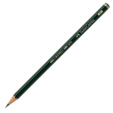 C/12 LAPIZ GRAFITO SERIE 9000 FABER-CASTELL 5H