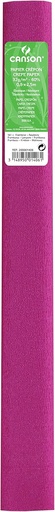 Paq/10 rollo continuo papel crespon 50x250cm frambuesa 32g