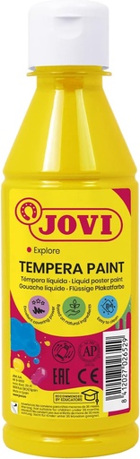 BOTE TEMPERA LIQUIDA JOVI 250ML AMARILLO CLARO
